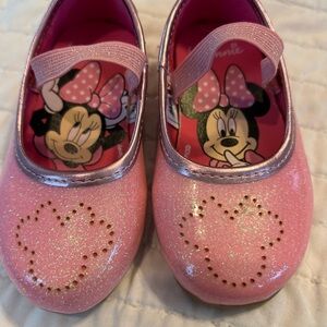Disney Minnie Mouse Sparkly Pink Dress Shoes